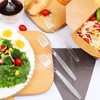100 Count Extra Heavy Duty Disposable Clear Plastic Forks,BPA-Free,Heat Resistant,Premium