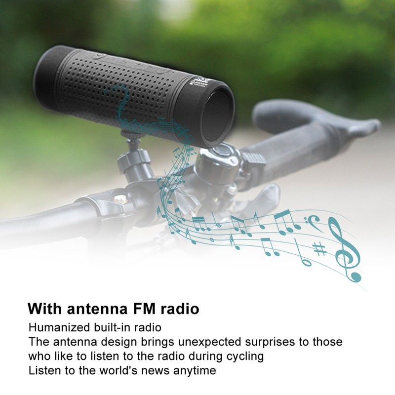 P‑X1 Waterproof Outdoor Bike Bluetooth Stereo Bass Mini Speaker FM
