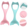 DOITOOL 2pcs Eyelash Spoolie Mascara Shield Girl Makeup Tool Kit