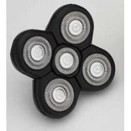 5 In 1 Multifunctional Electric Shaver 5 Blade Razor For Men Shaved Head Rechargeable Shaving Machine Beard Nose Hair Trimmer - Color: head