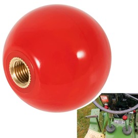 mooncar Red Gearshift Knob Shift Lever Knob Replacement for John Deere Tractors 1020 2640 2755 4430 4455 8430 Replace R50864 R161382 R153875 R58296