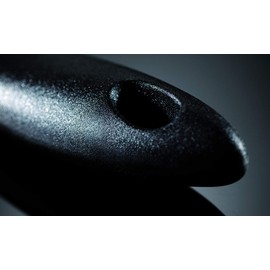 Fiskars Essential 1065595 Spatula with Sharp Edges and Asymmetric Head Plastic Length 29 cm Black