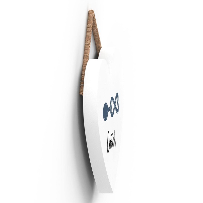 Global Designs Cwtch Cuddle Welsh Love Spoon Wooden Heart Hanging