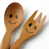 Nagao Children's Spoon and Fork Set, 5.5 inches (14 cm),