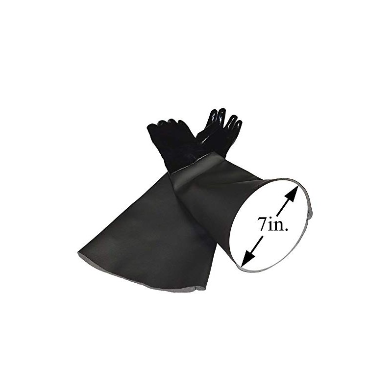 TUFF-Blast Neoprene Gloves for Sandblasting Sandblaster Sand Blast Cabinet -