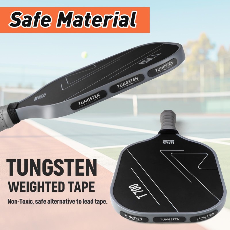 Weighted Tungsten Tape for Pickleball Paddles - Premium Quality Lead