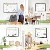 AMUSIGHT Dry Erase Calendar Whiteboard for Wall, 24" x 18"