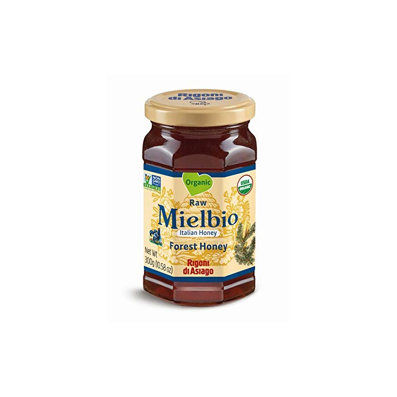 Rigoni di Asiago Organic Forest Honey, 10.58 oz, (Pack 1)