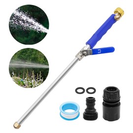 Vkinman Jet Nozzle for Garden High Pressure Power Washer Wand Upgraded with 2 Different Nozzles and Hose Quick Connectors Hose Power Washer Wand for Gutter Patio Car Pet Window Cleaning