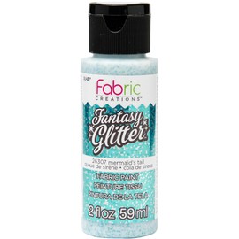 Fabric Creations Fantasy Fabric Ink Paint, 2 oz, Glitter Mermaids Tail