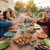 Grill Basket for Outdoor with Removable Handle,Stainless Steel BBQ Camping