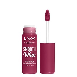 NYX PROFESSIONAL MAKEUP Smooth Whip Matte Lip Cream, Long Lasting, Moisturizing, Vegan Liquid Lipstick - Fuzzy Slippers (Warm Plum)