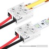 RGBZONE 15 Pcs 2-Pin 10mm LED Strip to Wire Connectors