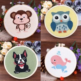 Okkum Punch Needle Package Embroidery Handicraft Kit / 오꿈 펀치니들 패키지 자수 수예 kit