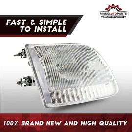 Make Auto Parts Manufacturing Right Side Clear Lens Composite Headlight Assembly For Ford F150 2001 2002 2003 - FO2503139