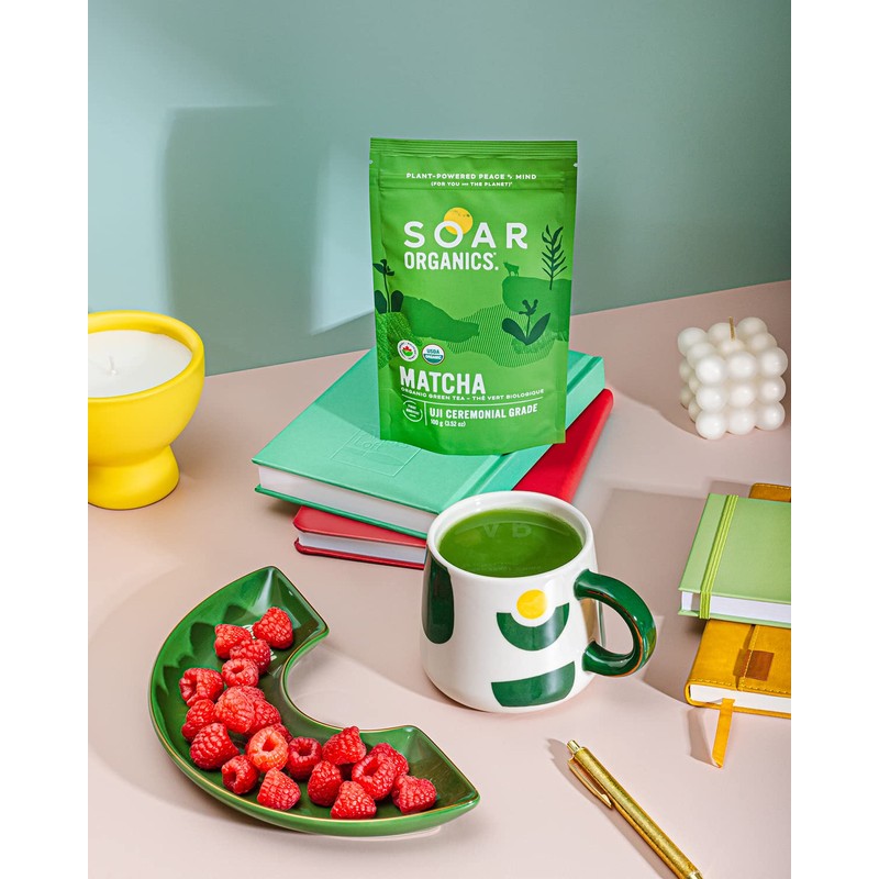 Soar Organics - Organic Japanese Matcha Green Tea Powder -