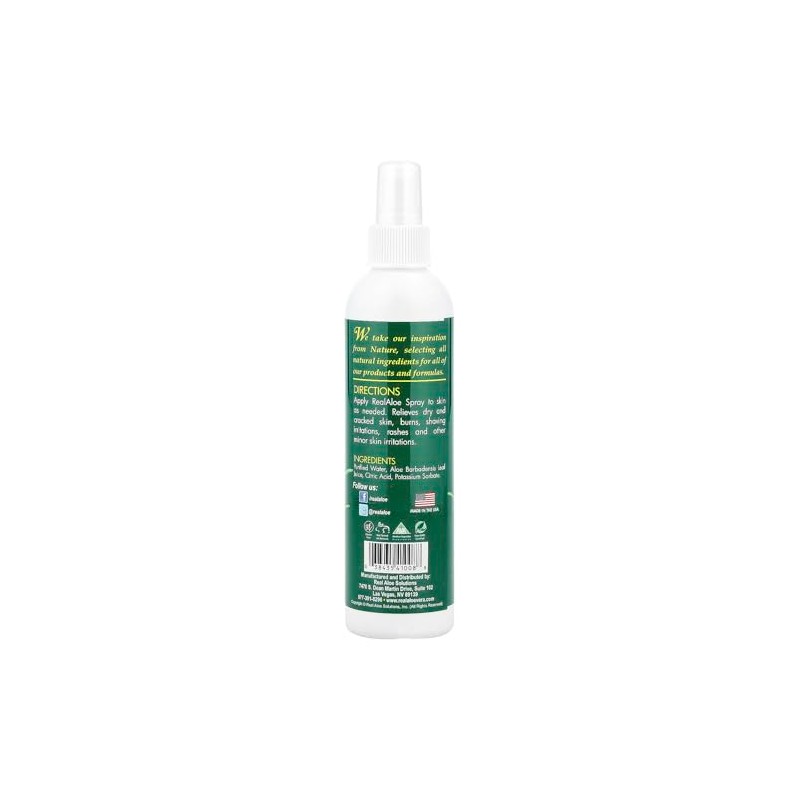 Real Aloe Inc Aloe Vera Spray - 8 oz