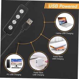 TEHAUX 1 Set Ring Light Portable Webcam Lighting for Video Conferencing Self Broadcasting Brightness Photography Light with Tripod Clip for Festivals Live Streaming