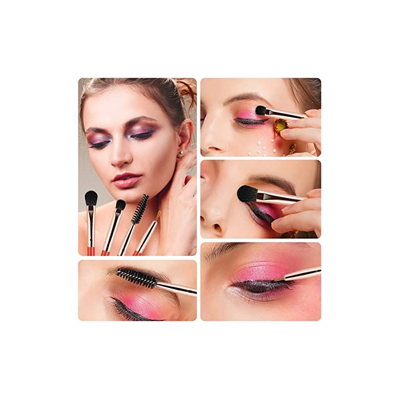 Juego de brochas de maquillaje profesional desde una matriz de