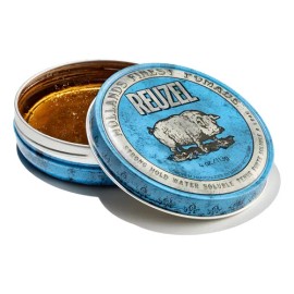 Reuzel Blue Cera Pomada Cabello Hombre Brillosa Fijación Fuerte 113g