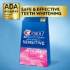 Crest 3D Whitestrips Sensitive At-home Teeth Whitening Kit, 18 Treatments,