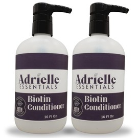 Black Canyon Home and Body Adrielle Essentials Tropical Bamboo & Jasmine Scented Biotin Hair Conditioner, 16 Oz (2 Pack)