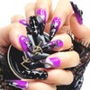 Dark Spider Handmade Nail Tips - Almond S / 다크