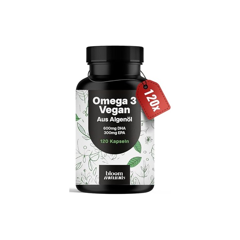Omega 3 Capsules High Dose Vegan - 120 Capsules -