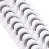10 Pairs False Eyelashes, Natural Look Short Eyelashes, Cat Eyes,