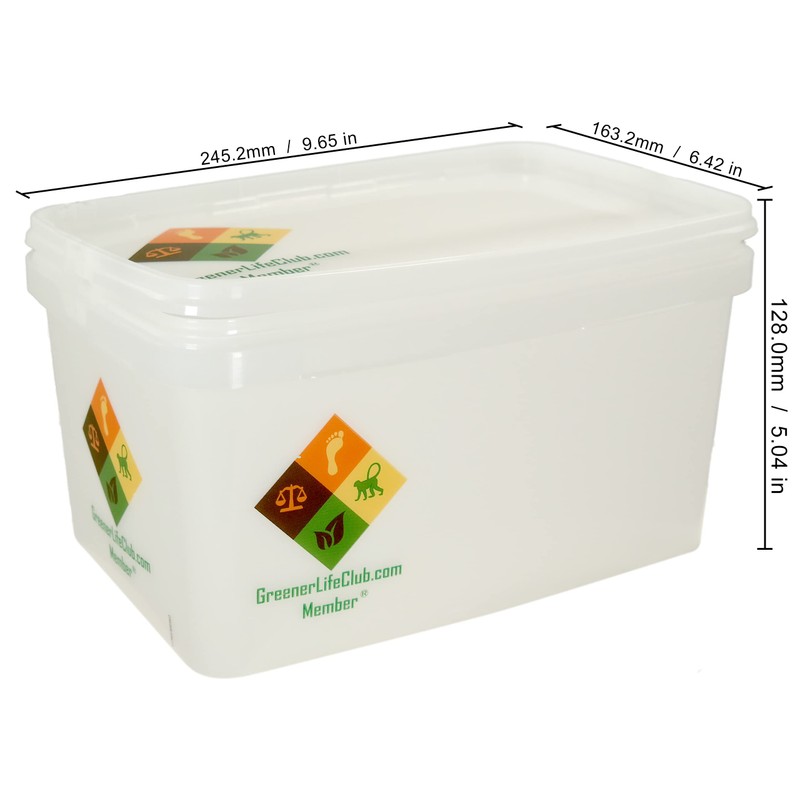 Essential Depot Greener Life Container Box - Pack of 16