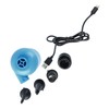 Electric Air Pump Portable Blue Inflator Deflator Pump Perfect for