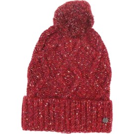 FRAAS Women's Knitted Hat in Wool Blend - Warming and Skin-friendly - One Size, red