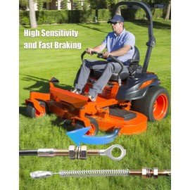 NTSUMI 064-3000-00 Brake Cable Fit for Bad Boy CZT ZT Elite Maverick Revolt Raider Stand-On Walk Behind Mowers, Lawn Mower Control Cable