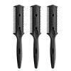 Soft 'N Style 3 Pack Double Sided Comb and Trimmer