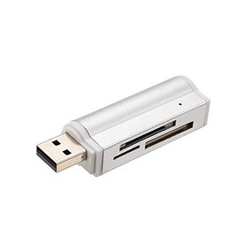 Lector de Tarjetas Todo en USB 2.0 Mini portátil para SD/SD/TF/MS Duo/Micro MS (M2) / Ms Pro Duo