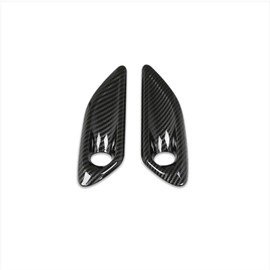 Beautost Fit for Toyota New Grand Highlander 2024 2025 Interior A-Pillar Tweeter Sound Speaker Cover Trims (Carbon Fiber Black)