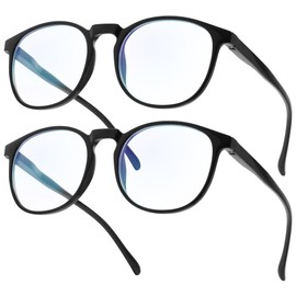 IBOANN B0BD2JTVWM - two pack Blue light glasses Black + Black