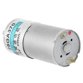 DC Low Speed Motor, 24V DC Gear Motor Small Low Speed CW CCW Mini Motor Permanent Magnet And Bracket Sport Control, Vacuum And Dust Collector Motors (500rpm/min)