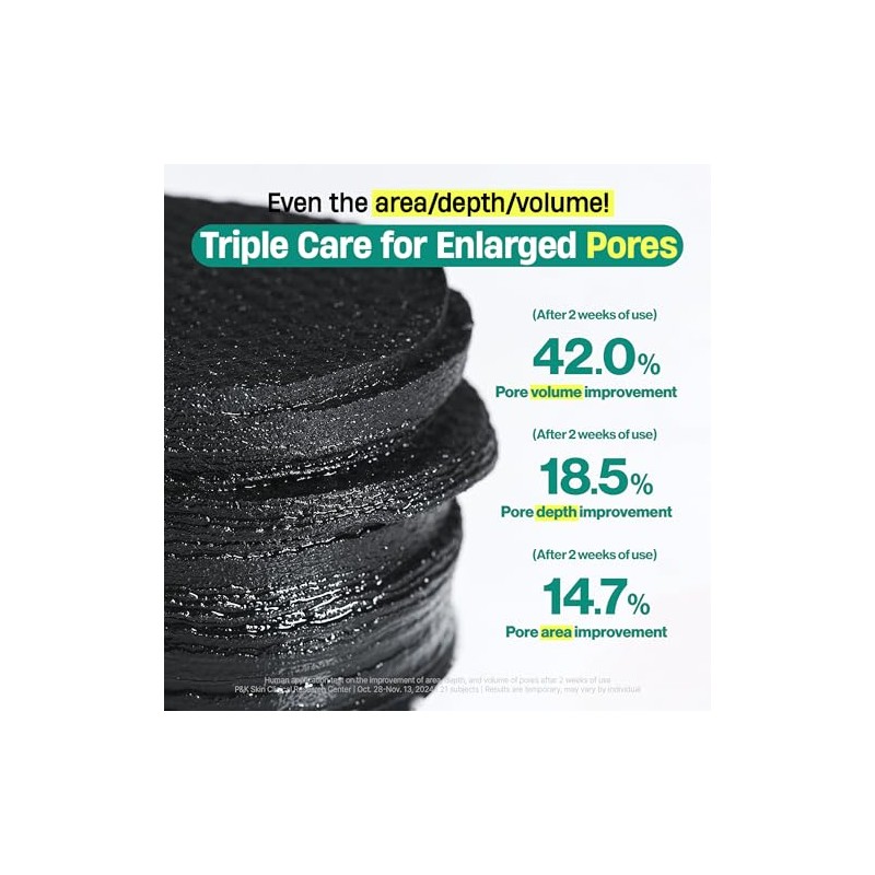 DERMATORY Salicylic Acid Pore Clear Black Pads for Exfoliation