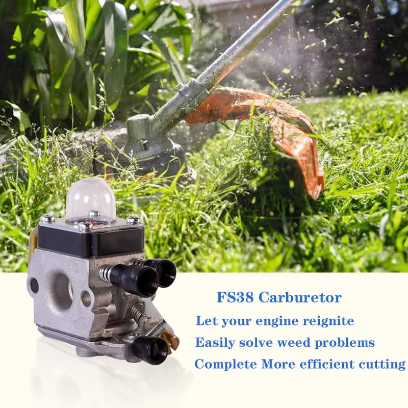ZHRANXZ FS38 Carburetor Repair Kit for Stihl FS45 FS46 FS55