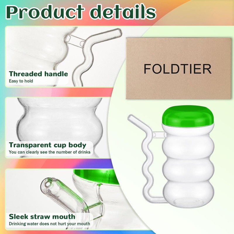 FoldTier 6 Pcs Sip a Mug 14 oz Easy to