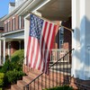 LOMETY Stainless Steel Heavy Duty Flag Pole Holder，Wall Mount House