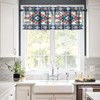 LOMADIA Aztec Valance Curtain for Kitchen, Window Treatment Southwestern Ethnic