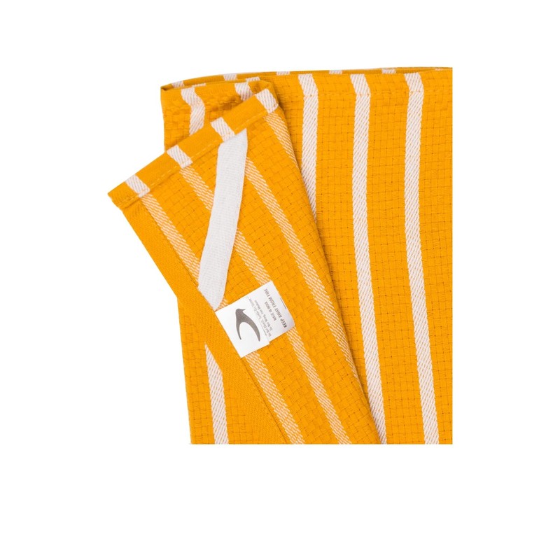 Penguin Home Premium 100% Pure Cotton Ochre Tea Towel for