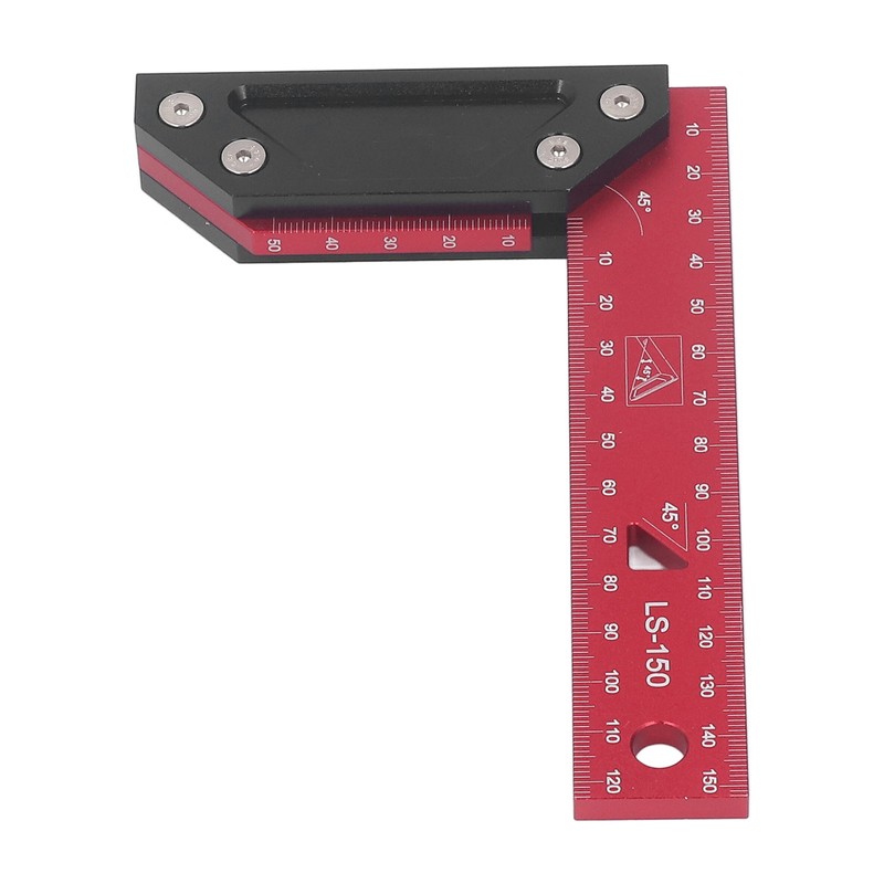 150mm Double 45 Degree Woodworking Angle Ruler L Measurements Ruler