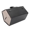 5 Slot Eyeglasses Storage Case Black Folding Multi Compartment Sunglass
