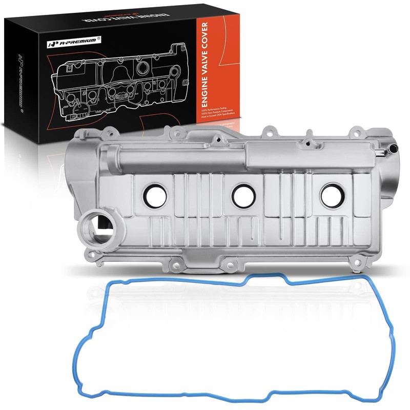 A-Premium Left Engine Valve Cover, with Gasket, Compatible with Toyota