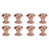 8Pcs 1:12 Scale Miniature Round Head Knobs, Dollhouse Door Handle