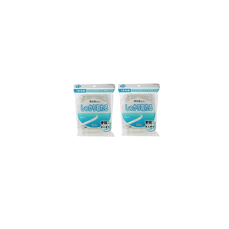 Sanyo Strong Removable Cotton Swabs, Set of 2 x 100