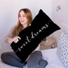 HONLUNG Sweet Dreams Throw Pillow Covers,Bed Decorative Pillows Covers, 24x16
